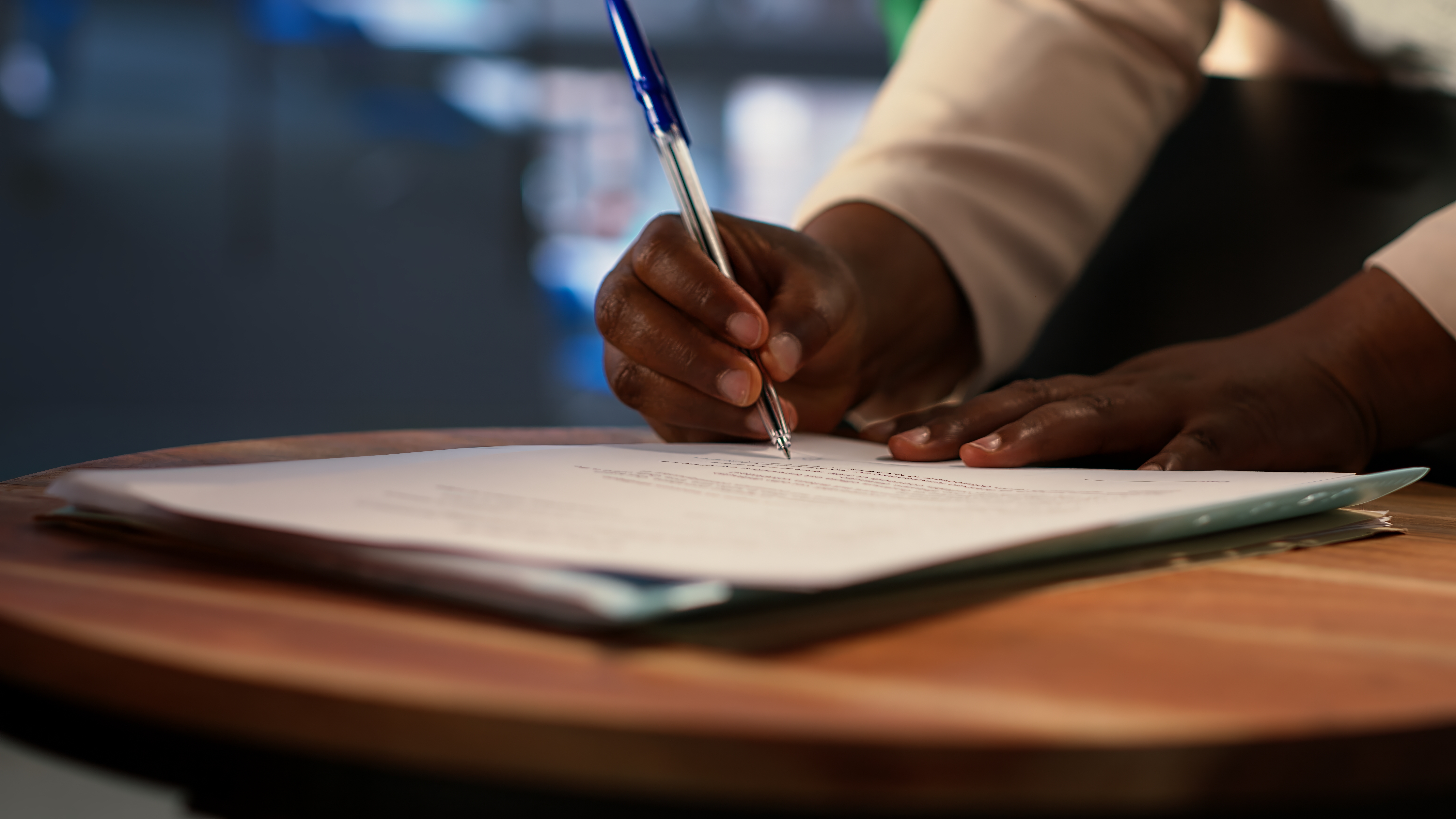 Signature de contrat immobilier